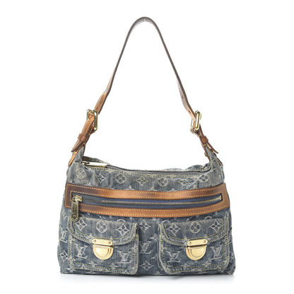 Louis Vuitton Monogram Denim Baggy PM Blue 1 of 11