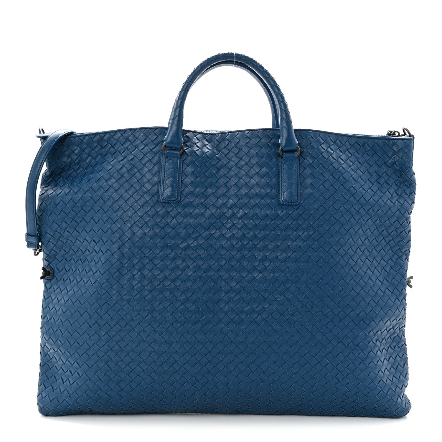 Bottega Veneta Nappa Intrecciato Medium Convertible Tote Atlantic 1 of 10