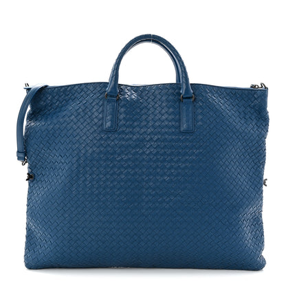 Bottega Veneta Nappa Intrecciato Medium Convertible Tote Atlantic 1 of 10