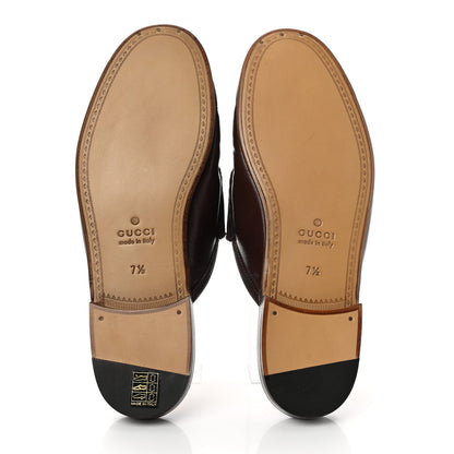 Gucci Calfskin Mens Princetown Slippers 7.5 Fondente Brown 5 of 9