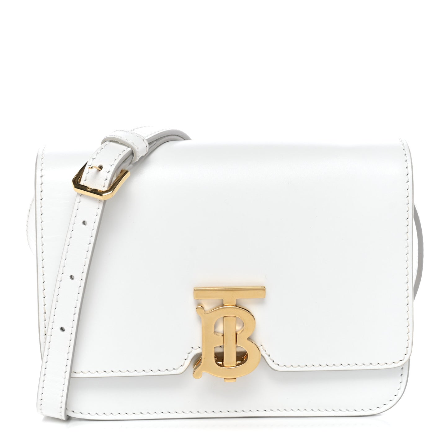 Calfskin Mini TB Bag White