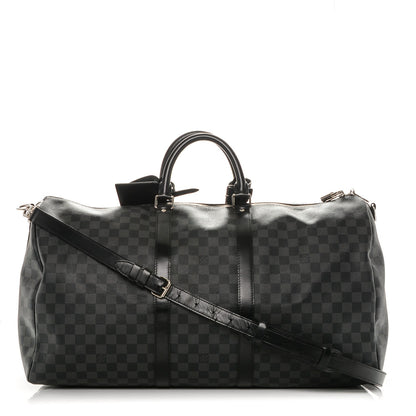 Louis Vuitton Damier Graphite Keepall Bandouliere 55 1 of 7