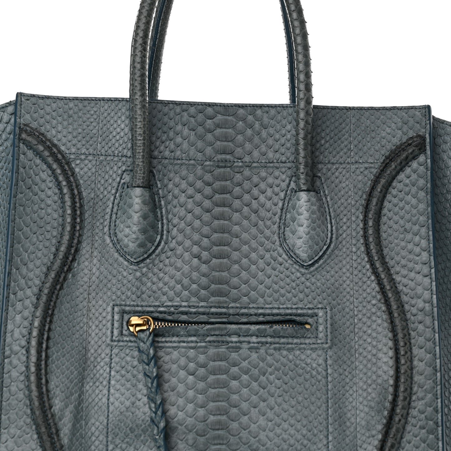 Snakeskin Medium Phantom Luggage Grey