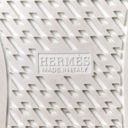 Hermes Calfskin Womens Advantage Sneakers 36 Beige Rose 8 of 10