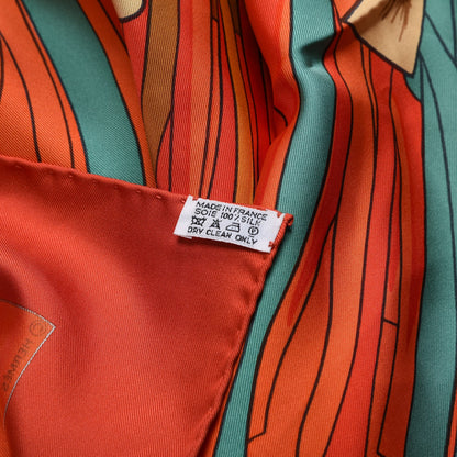 Hermes Silk Cuirs Du Desert Scarf 90 5 of 5