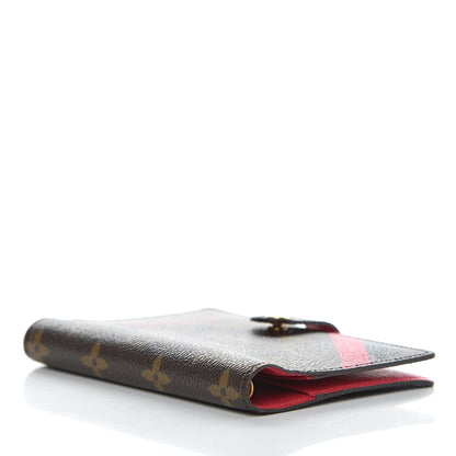 Louis Vuitton Monogram My LV Heritage Small Ring Agenda Cover Rouge Black 4 of 9