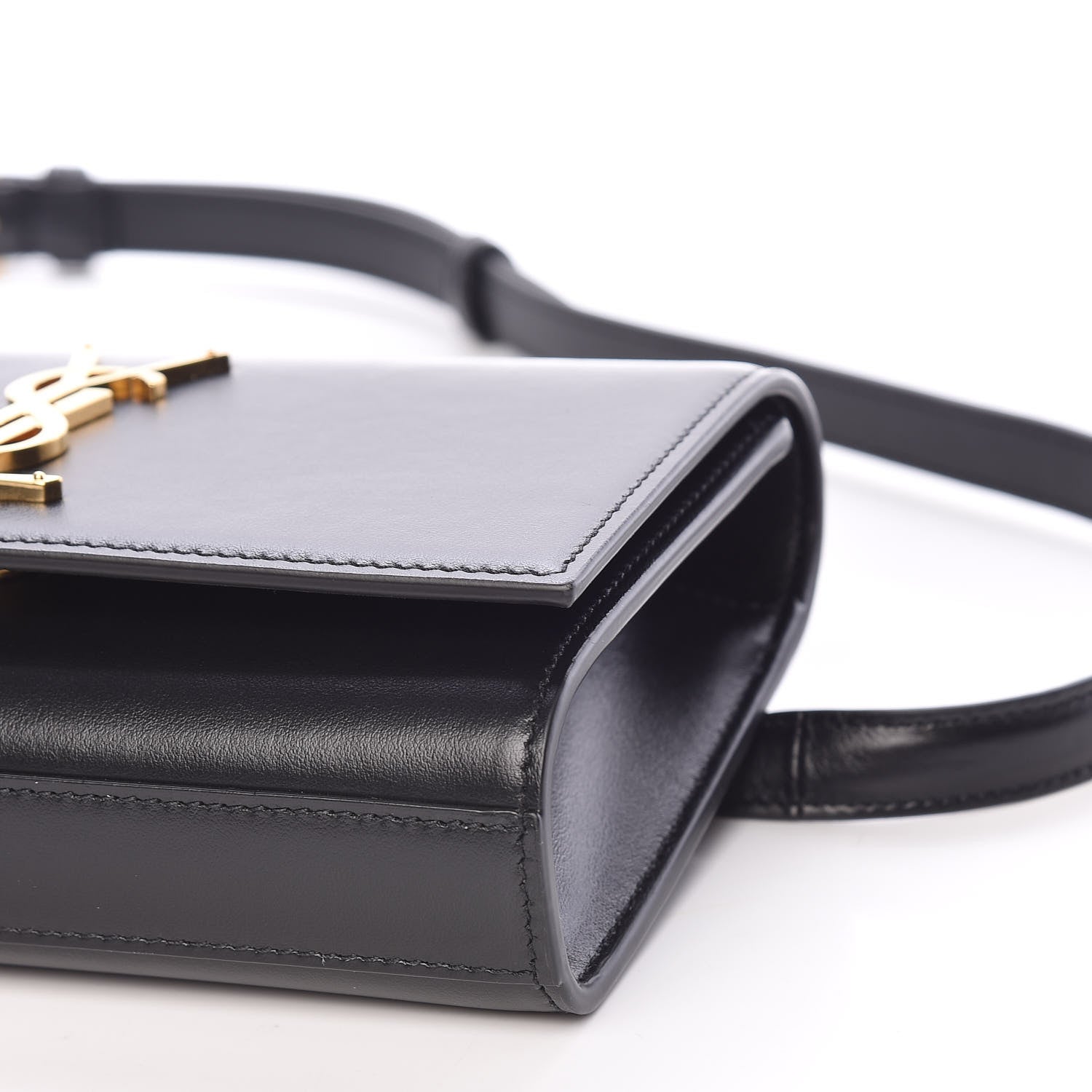 Saint Laurent Smooth Calfskin Monogram Kate Belt Bag Black 7 of 9