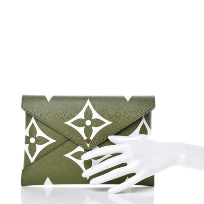 Louis Vuitton Monogram Giant Large Kirigami Pochette Kaki 2 of 10