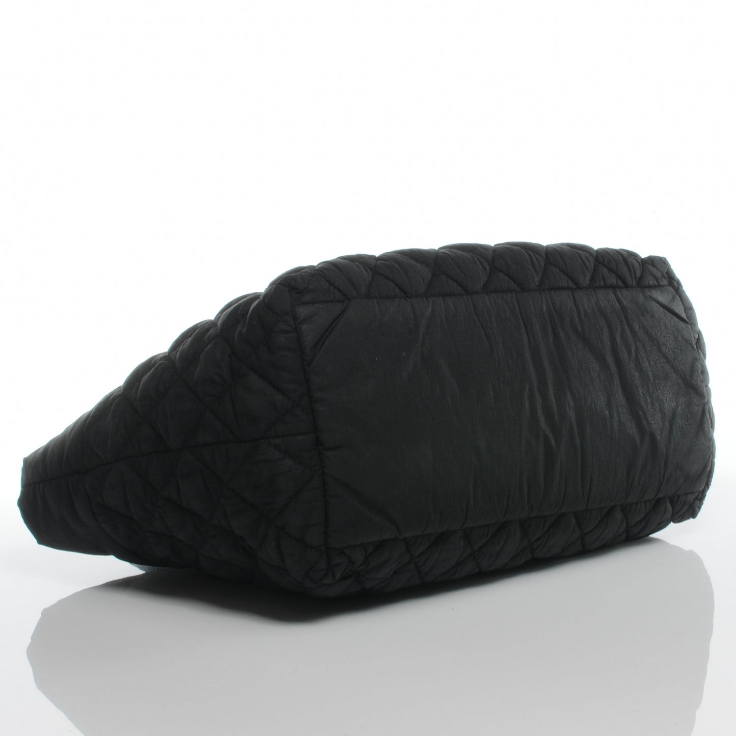 Small Nylon Coco Cocoon Tote Black