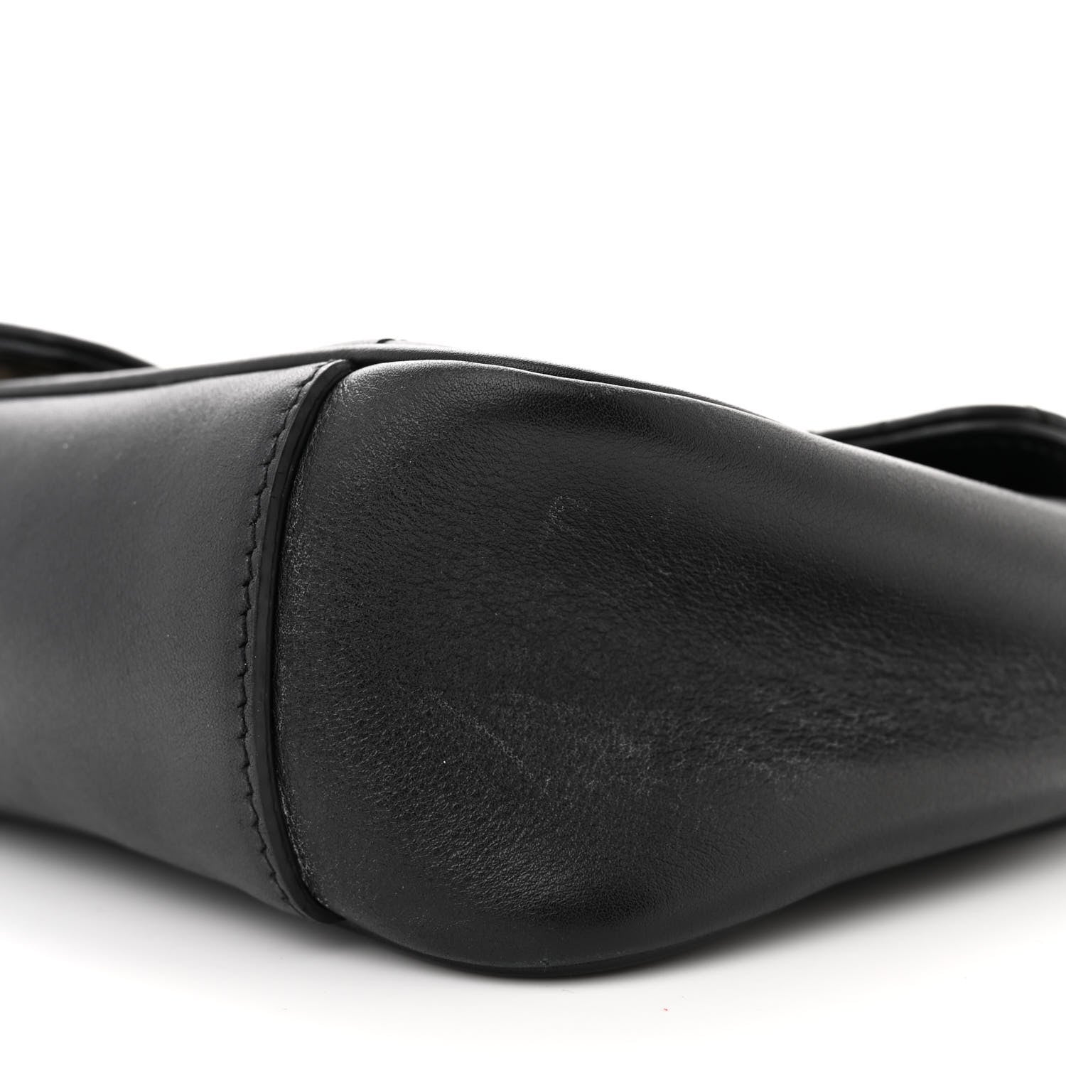 Gucci Calfskin Matelasse Studded Small Pearly GG Marmont Shoulder Bag Black 10 of 13