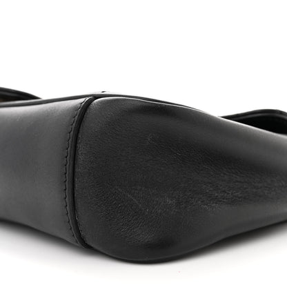 Gucci Calfskin Matelasse Studded Small Pearly GG Marmont Shoulder Bag Black 10 of 13