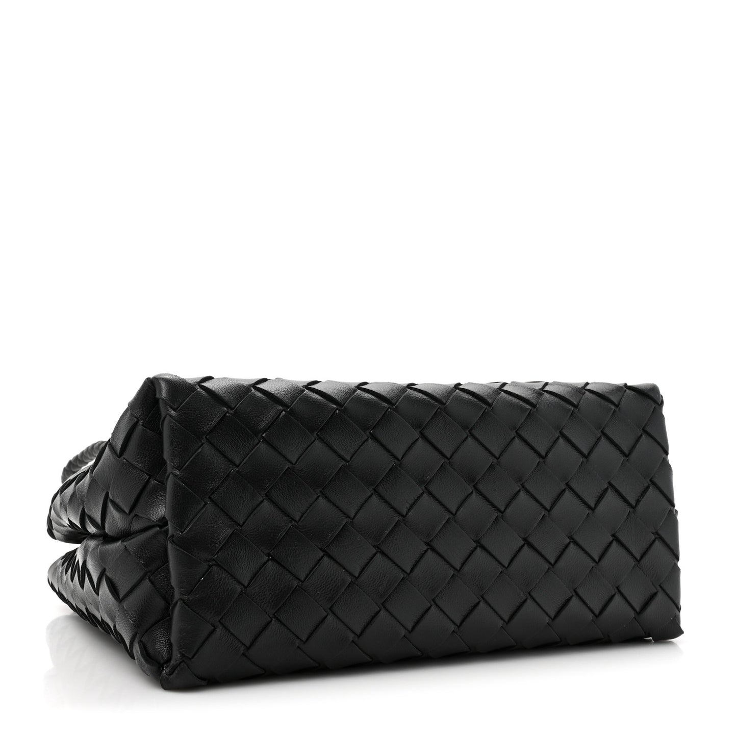 Nappa Intrecciato Small Andiamo Shoulder Bag Black