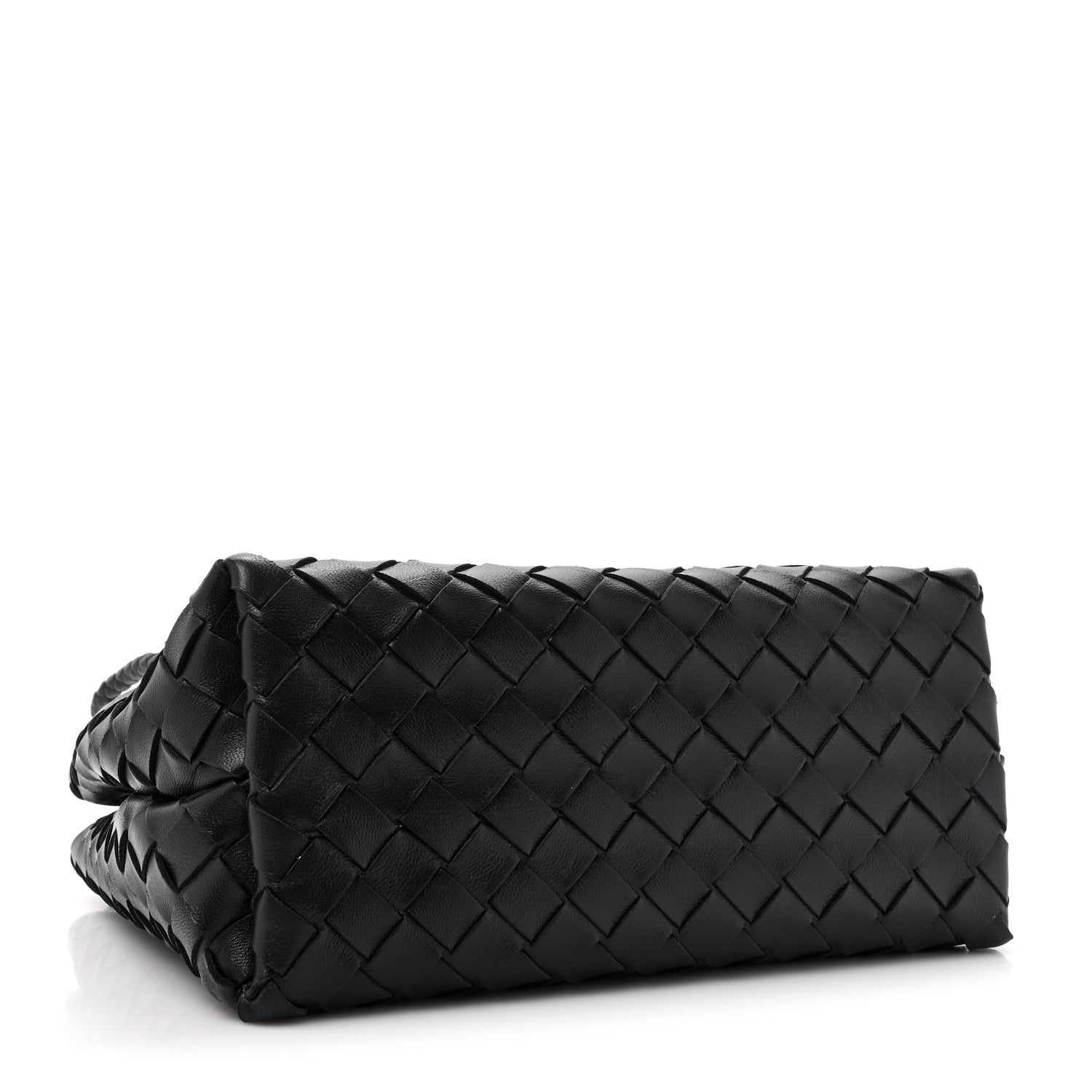 Bottega Veneta Nappa Intrecciato Small Andiamo Shoulder Bag Black 4 of 9
