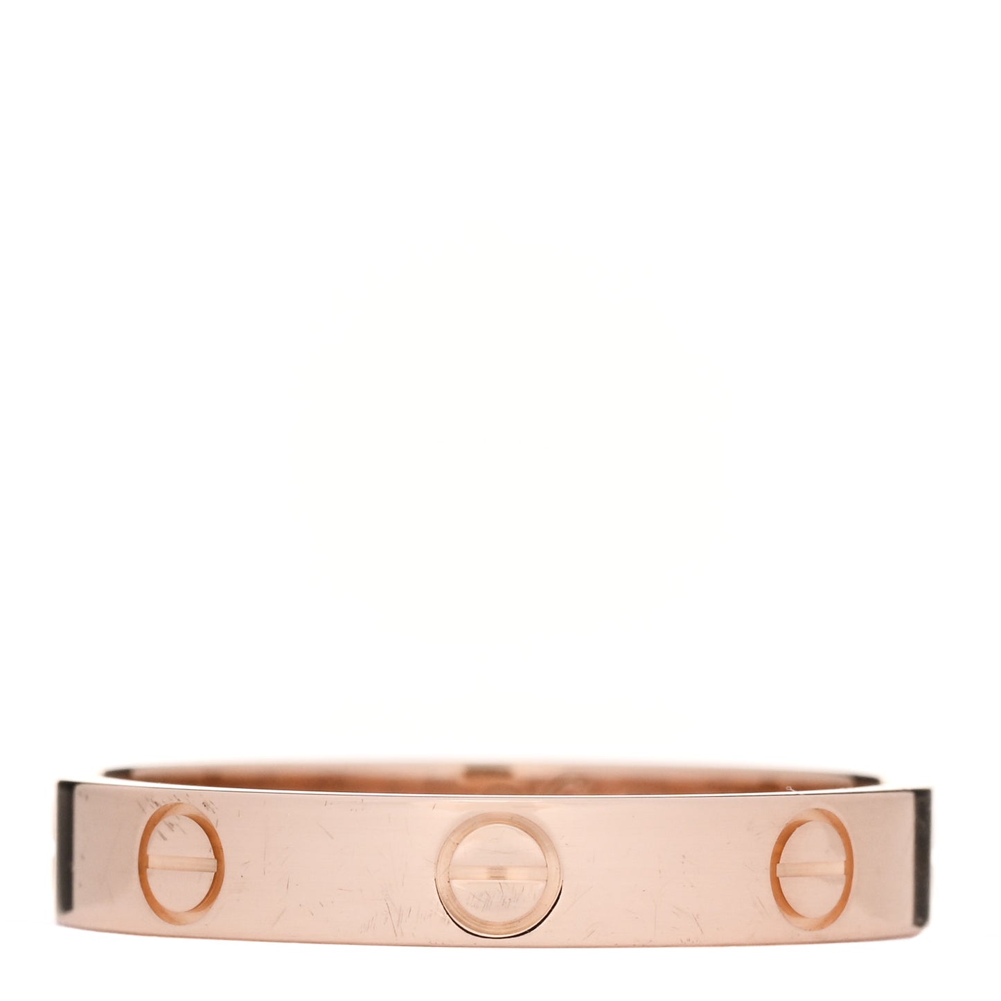 18K Pink Gold 3.5mm LOVE Wedding Band Ring 60 9.25