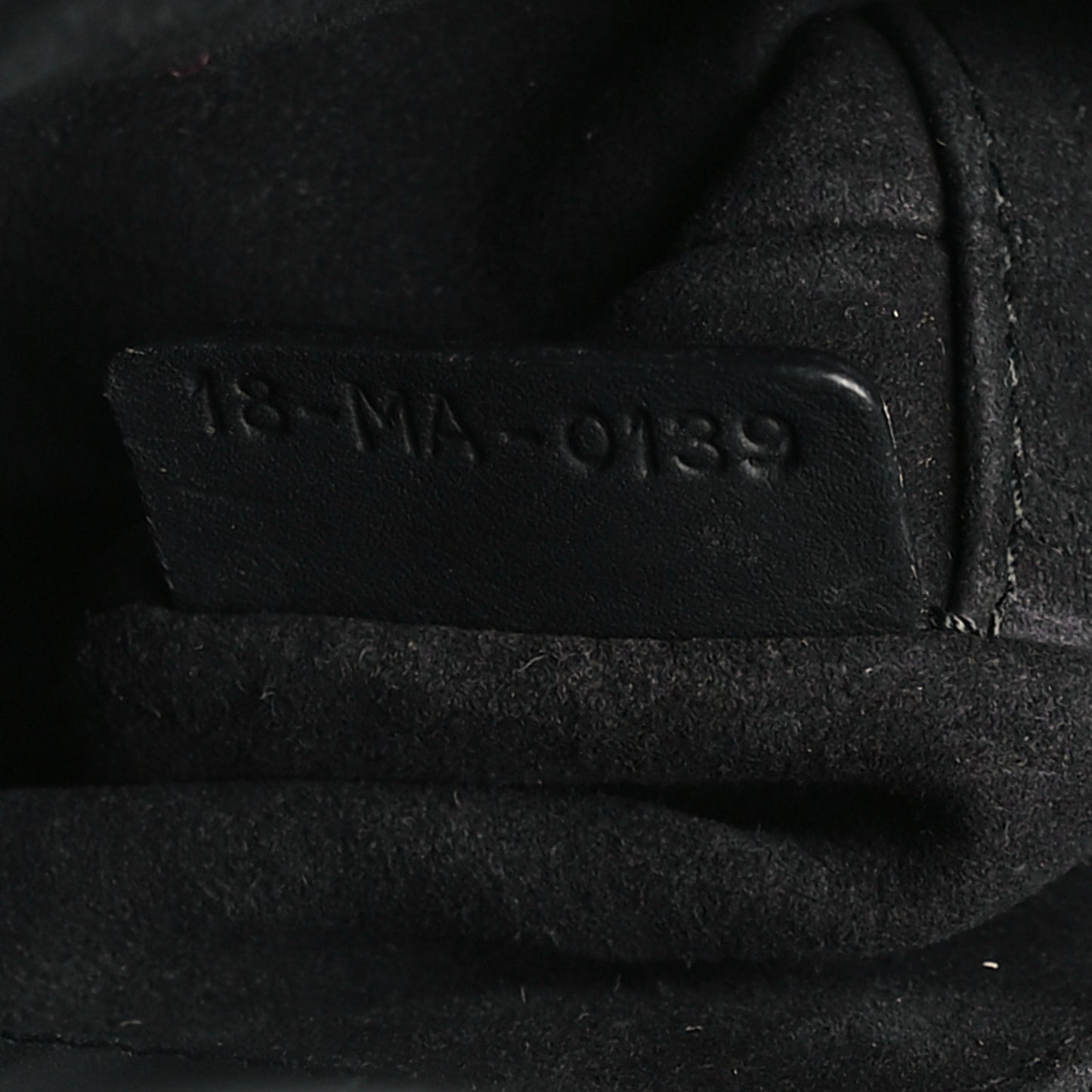 Ultra Matte Calfskin Mini Saddle Bag Black