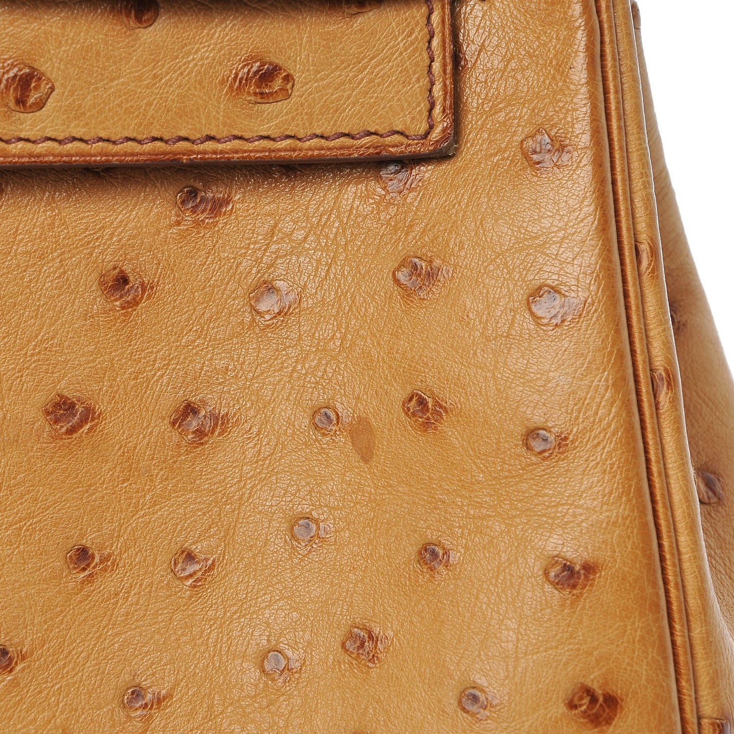 Ostrich Kelly Retourne 32 Gold