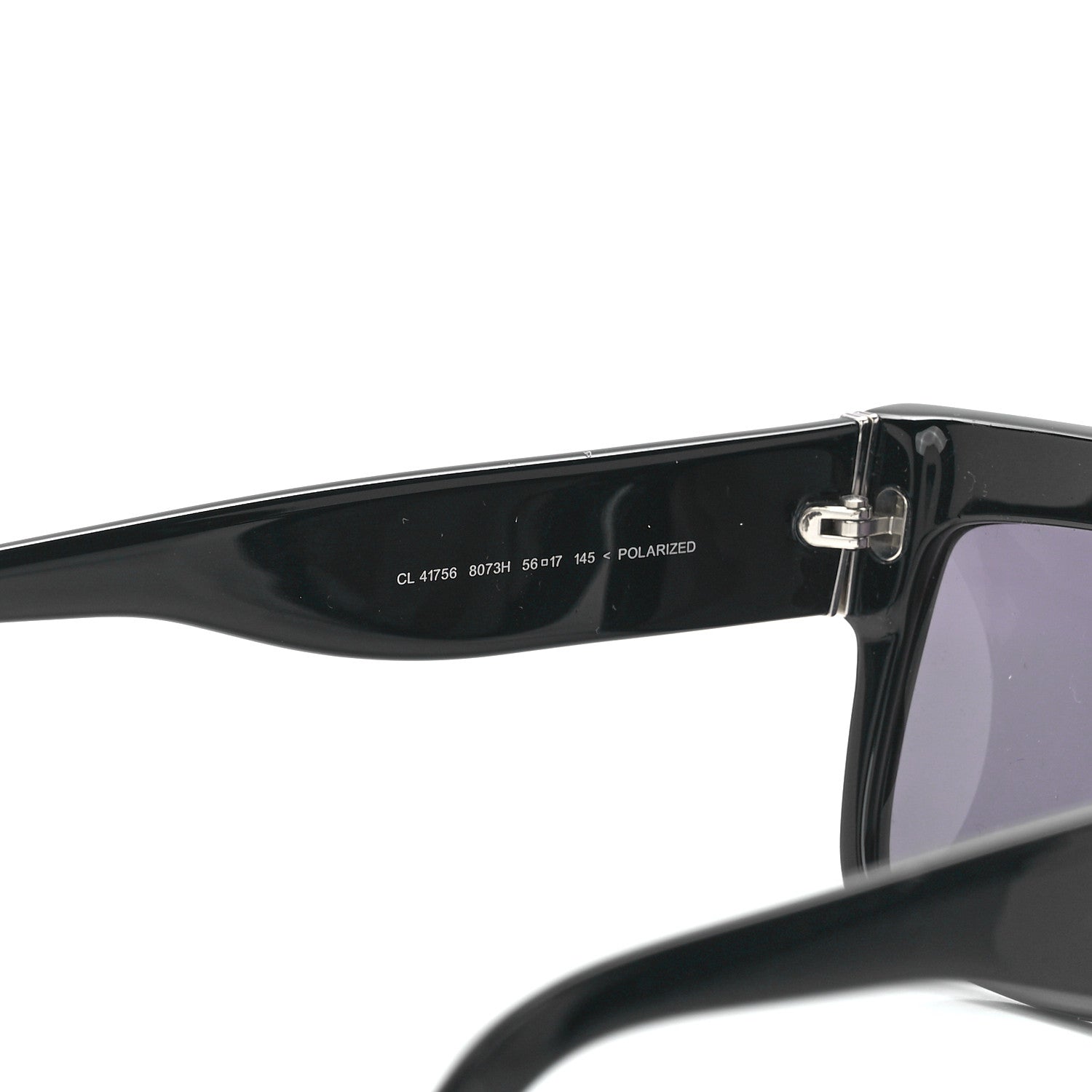 Celine Polarized ZZ Top Sunglasses CL 41756 Black 5 of 6