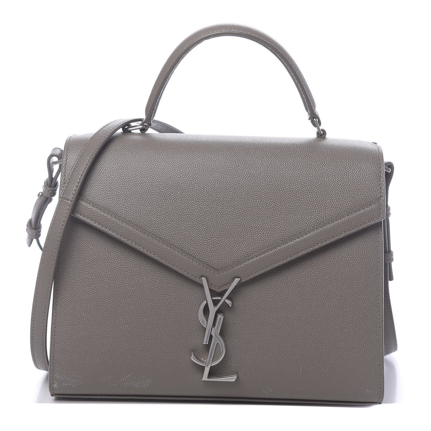 Grain de Poudre Medium Classic Monogram Cassandra Top Handle Fog