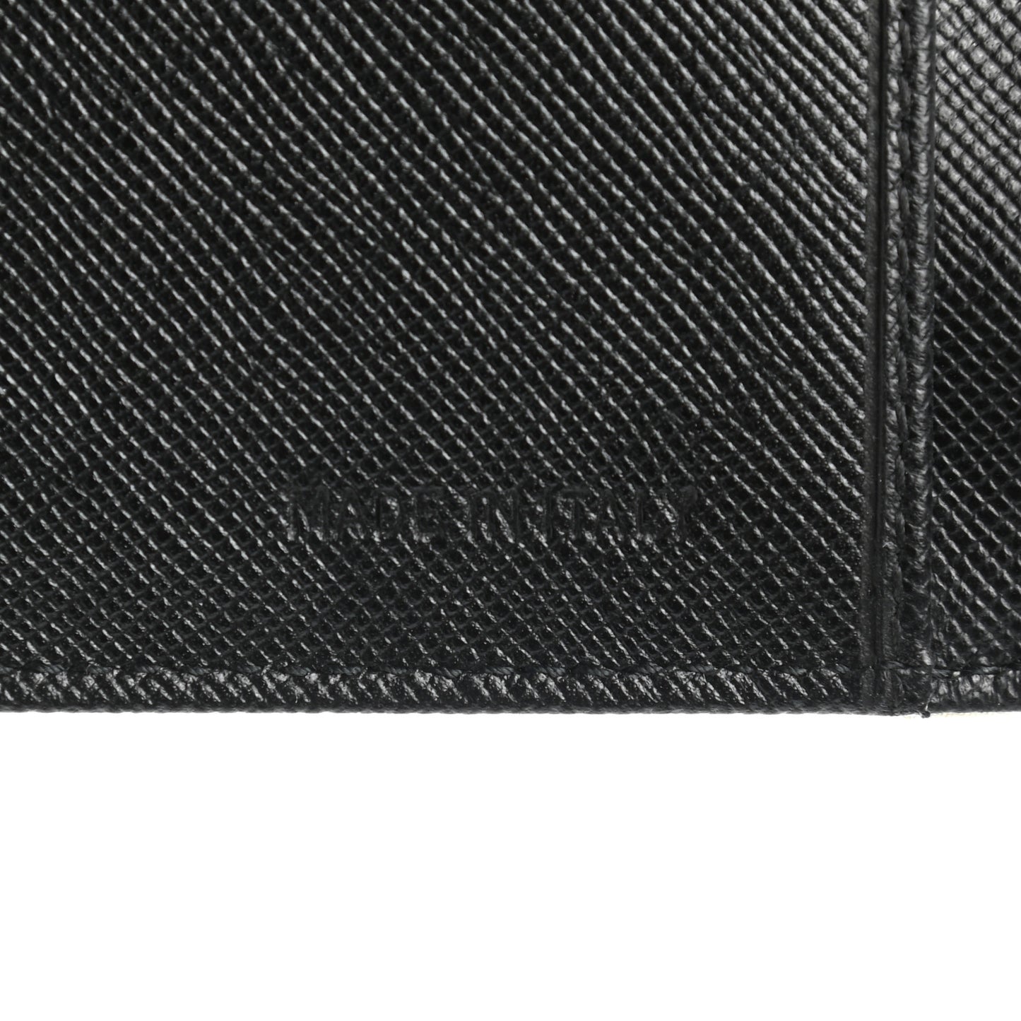 Tessuto Nylon Saffiano Tri-Fold Compact Wallet Lavanda