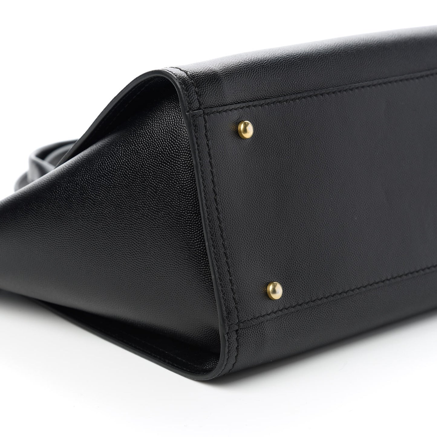 Caviar Small Studded Deauville Tote Black