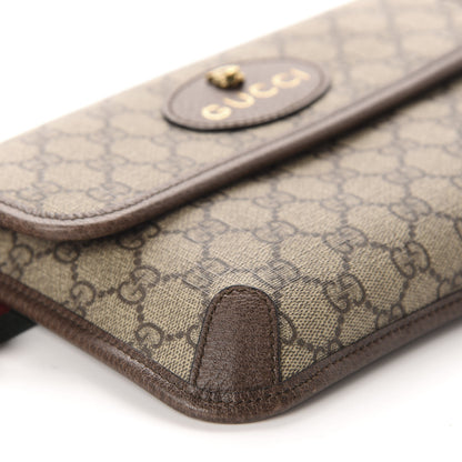 Gucci GG Supreme Monogram Neo Vintage Web Belt Bag Brown 6 of 10