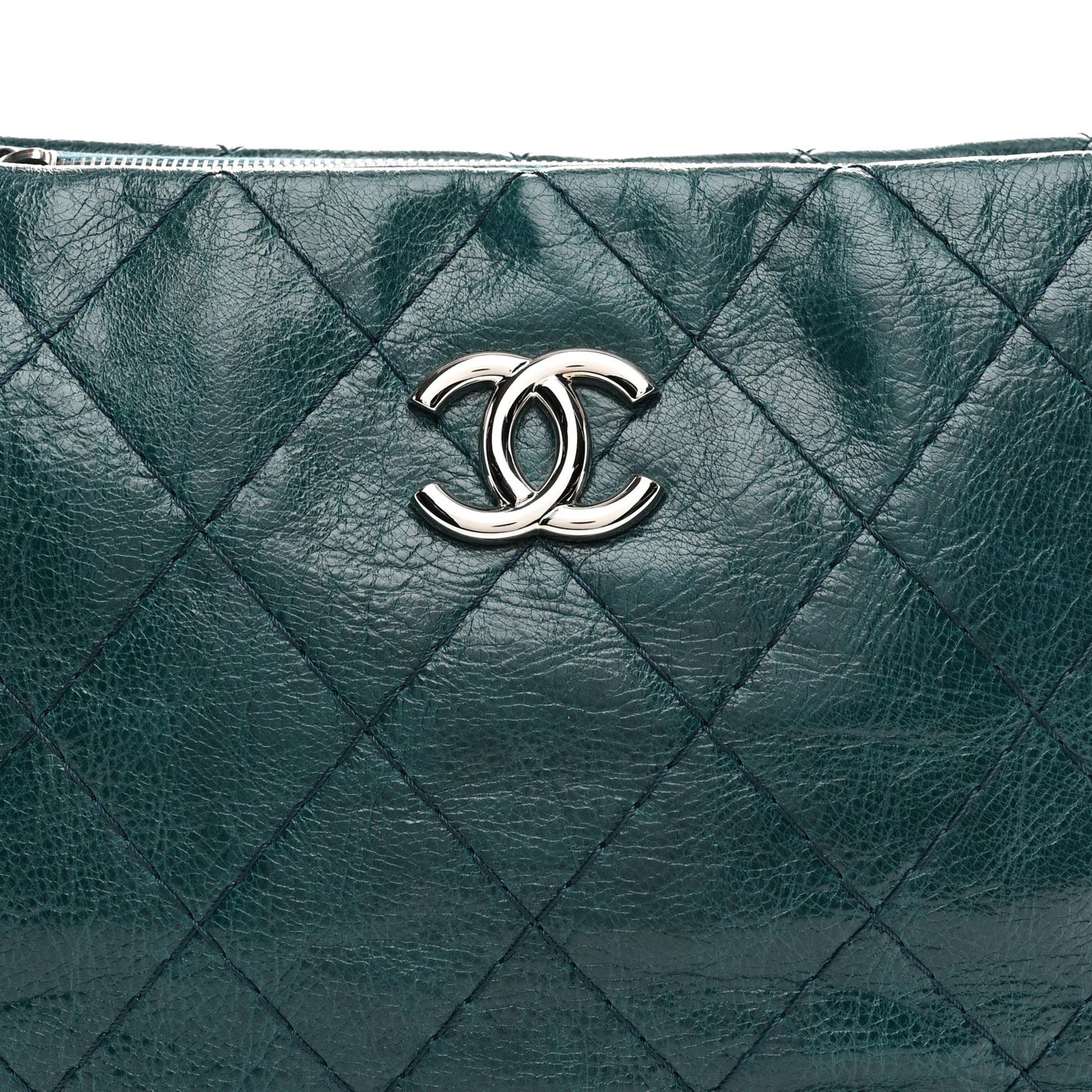 Glazed Calfskin On The Road Hobo Turquoise