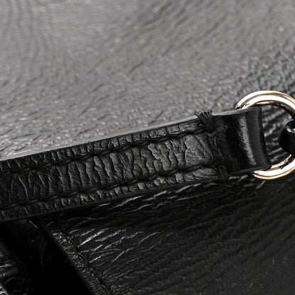 Chanel Glazed Calfskin Quilted Double Pocket Crossbody Flap Black 12 of 15