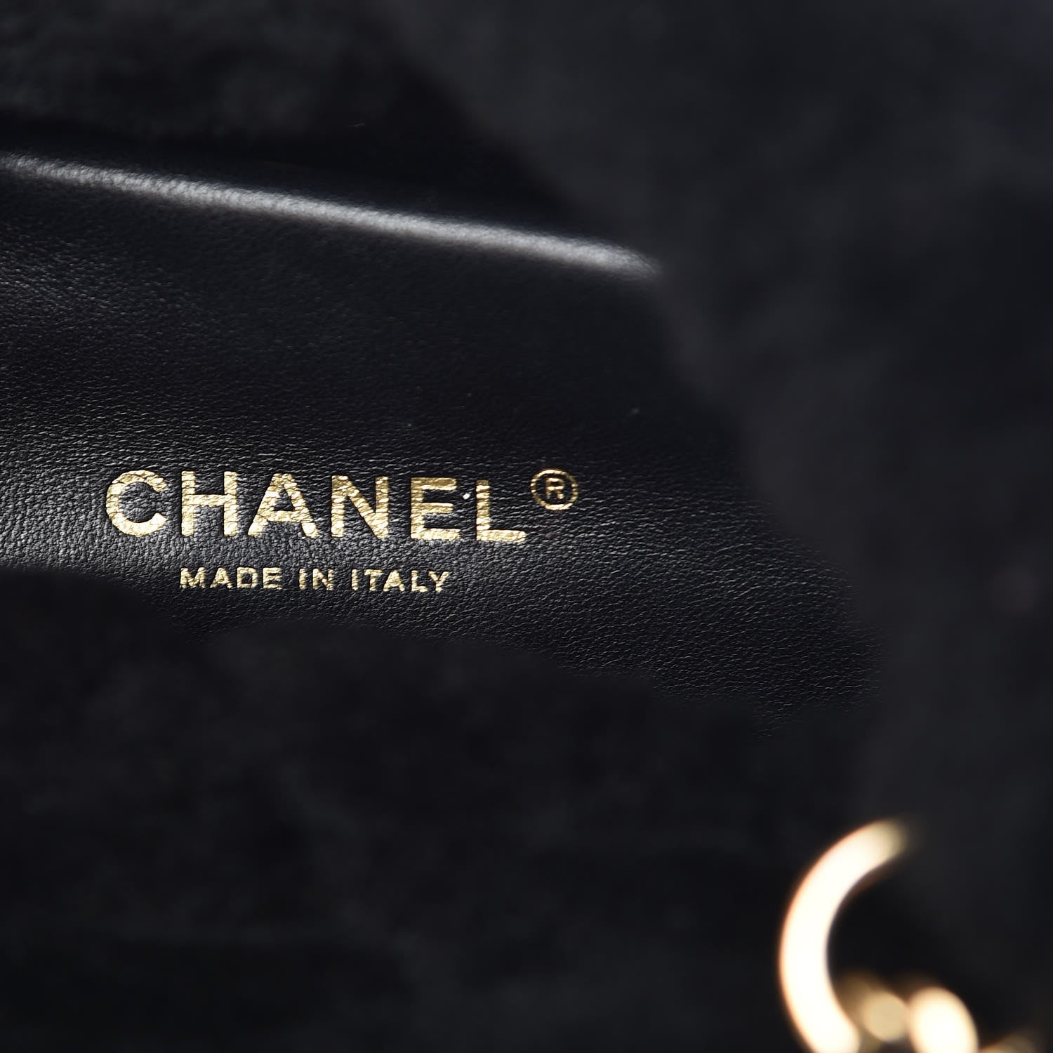 Chanel Lambskin Shearling Quilted CC Backpack Black 6 of 9