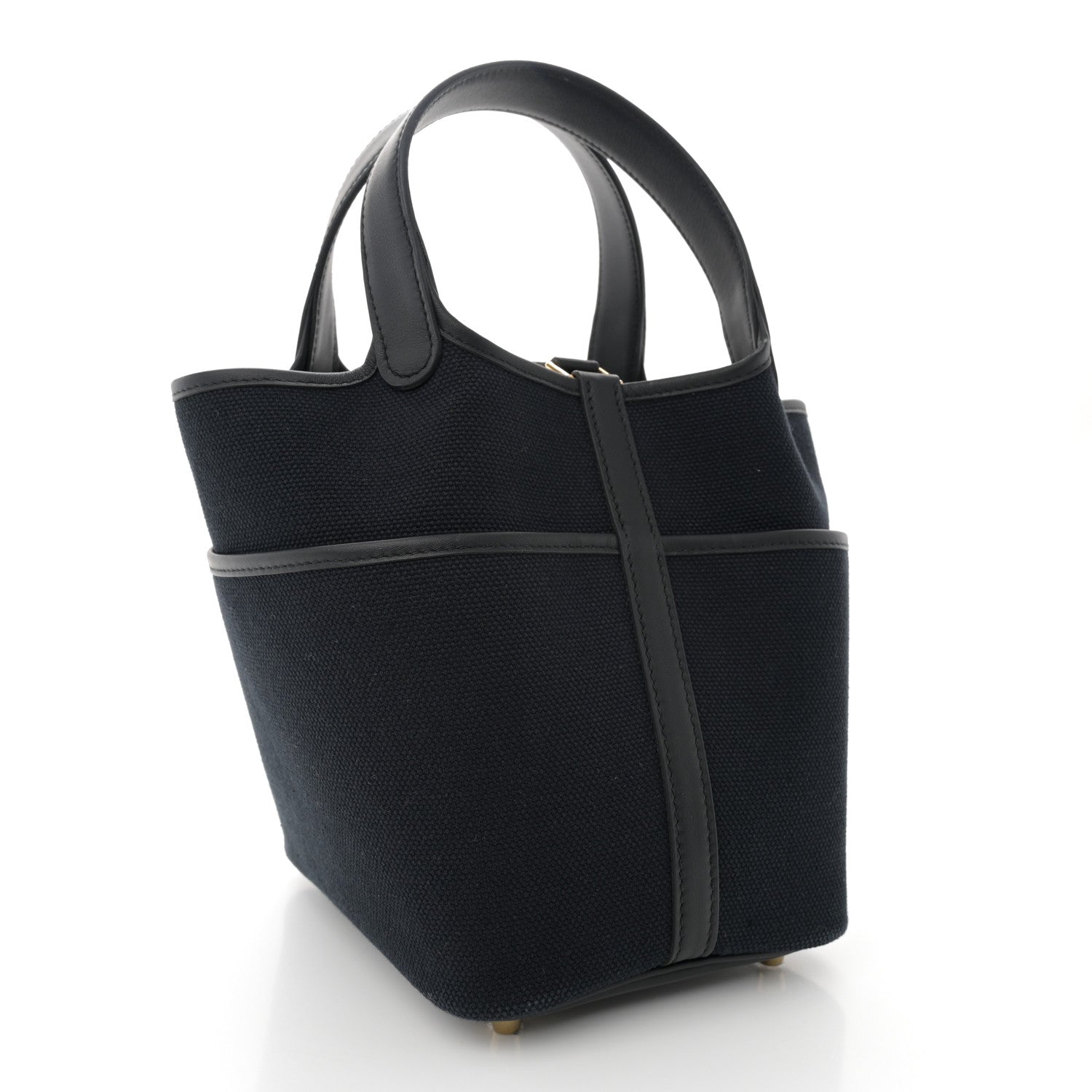 Hermes Toile Goeland Swift Cargo Picotin Lock 18 Caban Black 3 of 11