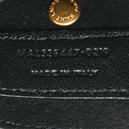 Saint Laurent Lambskin Star Printed Teddy Drawstring Bag White 8 of 12