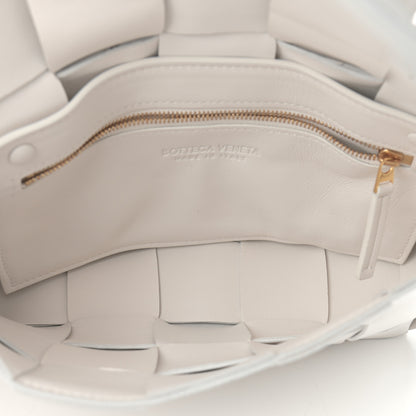 Bottega Veneta Nappa Maxi Intrecciato Fringed Cassette Crossbody Bag White 5 of 10
