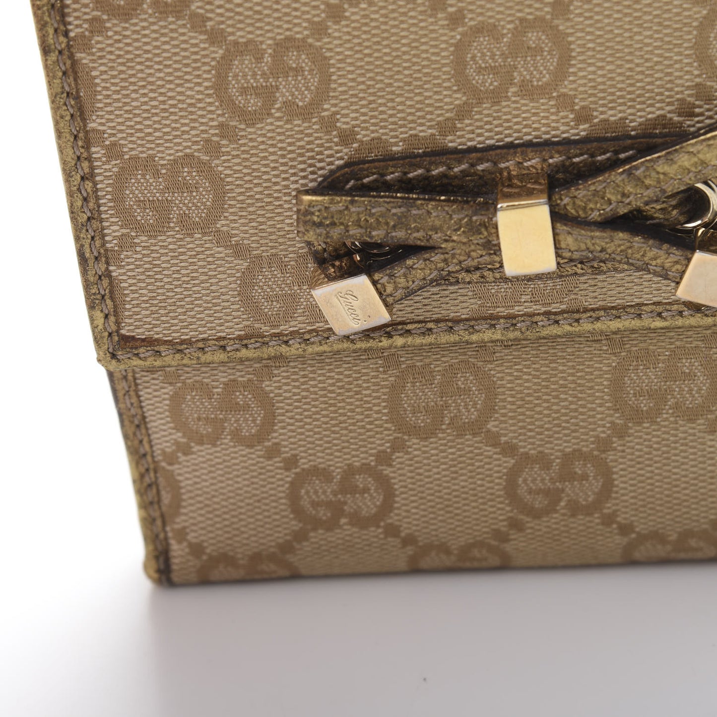 Monogram Princy Compact French Flap Wallet Gold