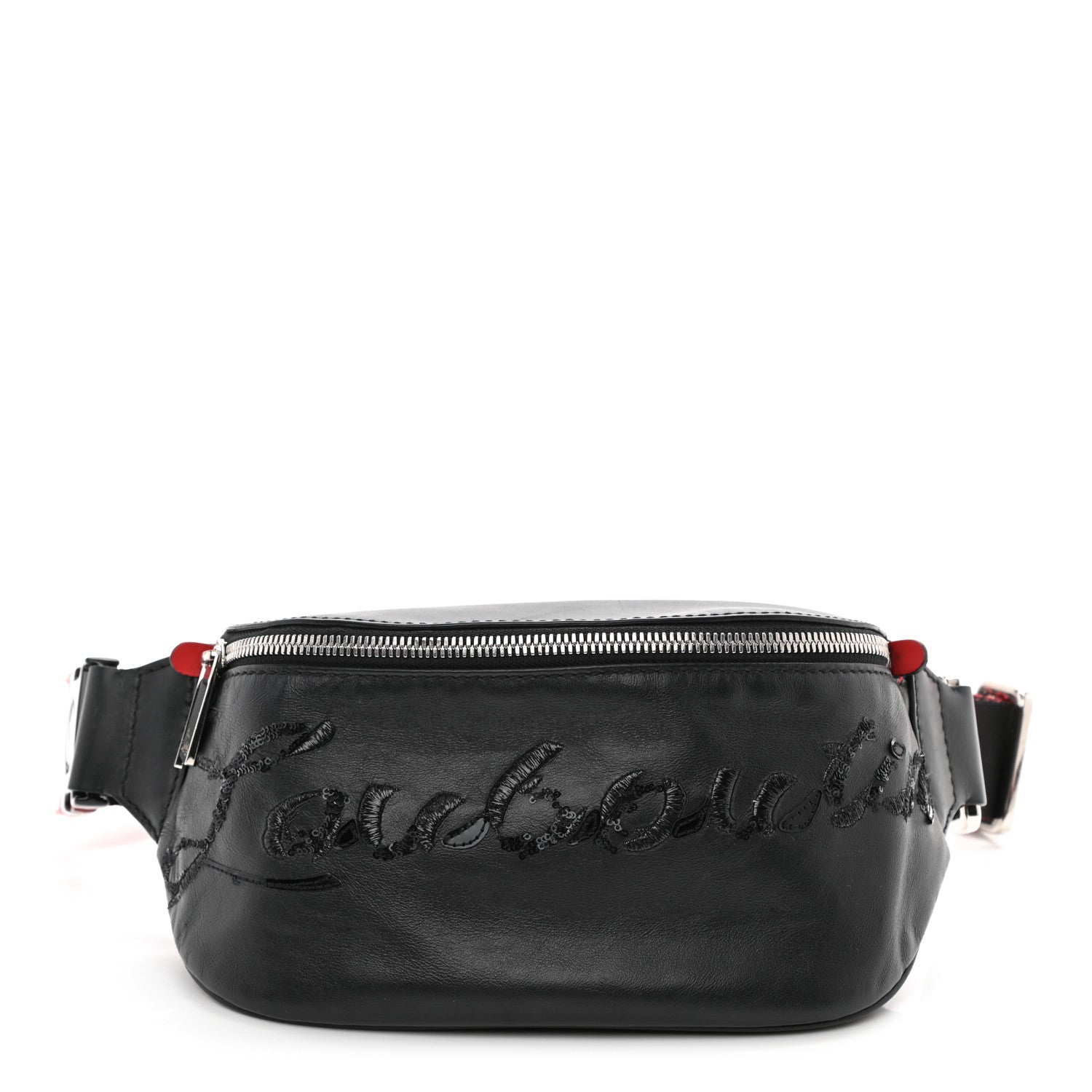 Christian Louboutin Calfskin Marie Jane Belt Bag Black 1 of 9