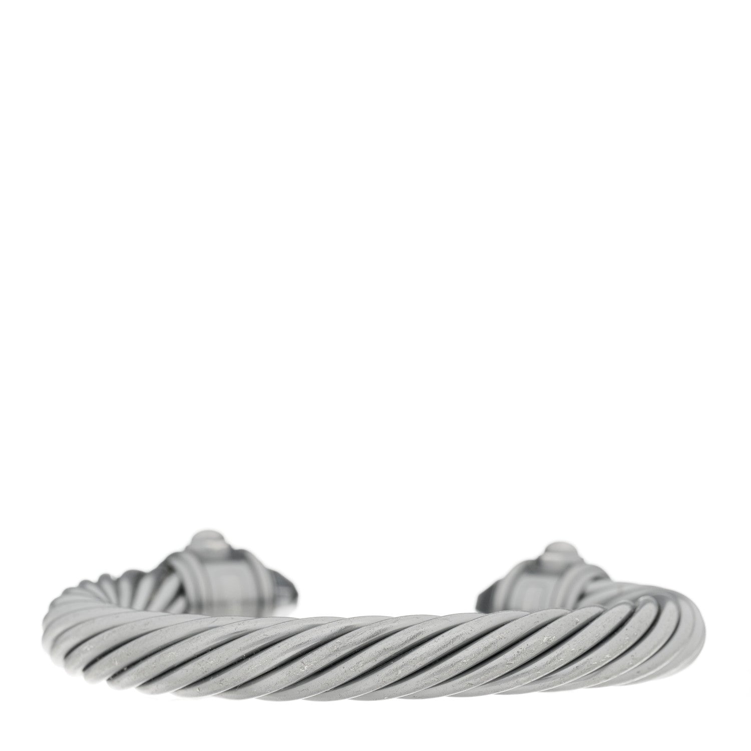 David Yurman Aluminum 10mm Cable Renaissance Bracelet Grey 2 of 3