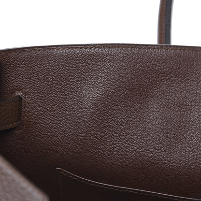 Hermes Togo Birkin 35 Brulee 18 of 19