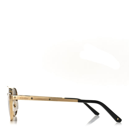 Cartier Metal Aviator Sunglasses CT0571S Gold 3 of 7