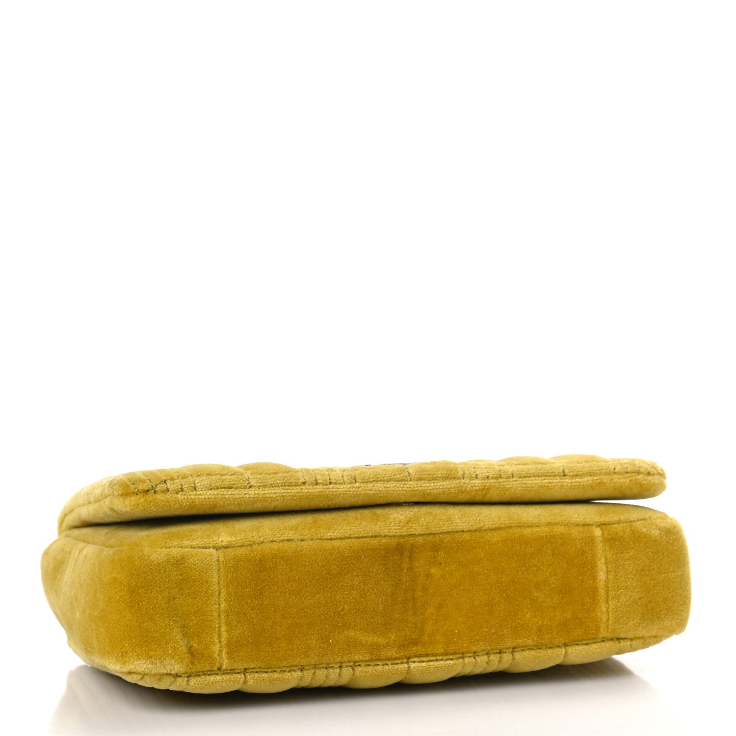 Burberry Velvet Quilted Mini Lola Bag Yellow 4 of 8