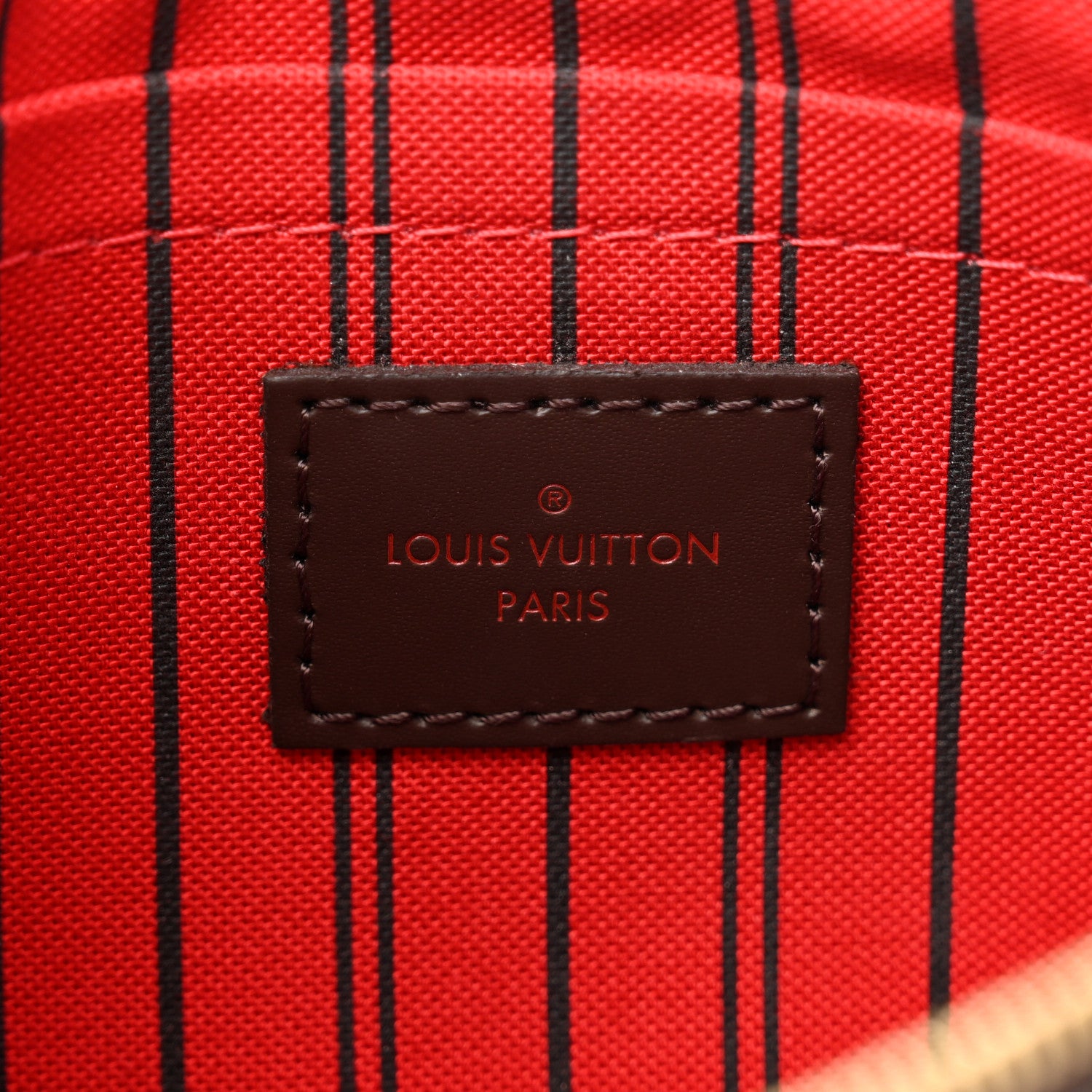 Louis Vuitton Damier Ebene Neverfull MM GM Pochette 6 of 7