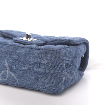 Chanel Denim CC Quilted Mini Square Flap Blue 9 of 11