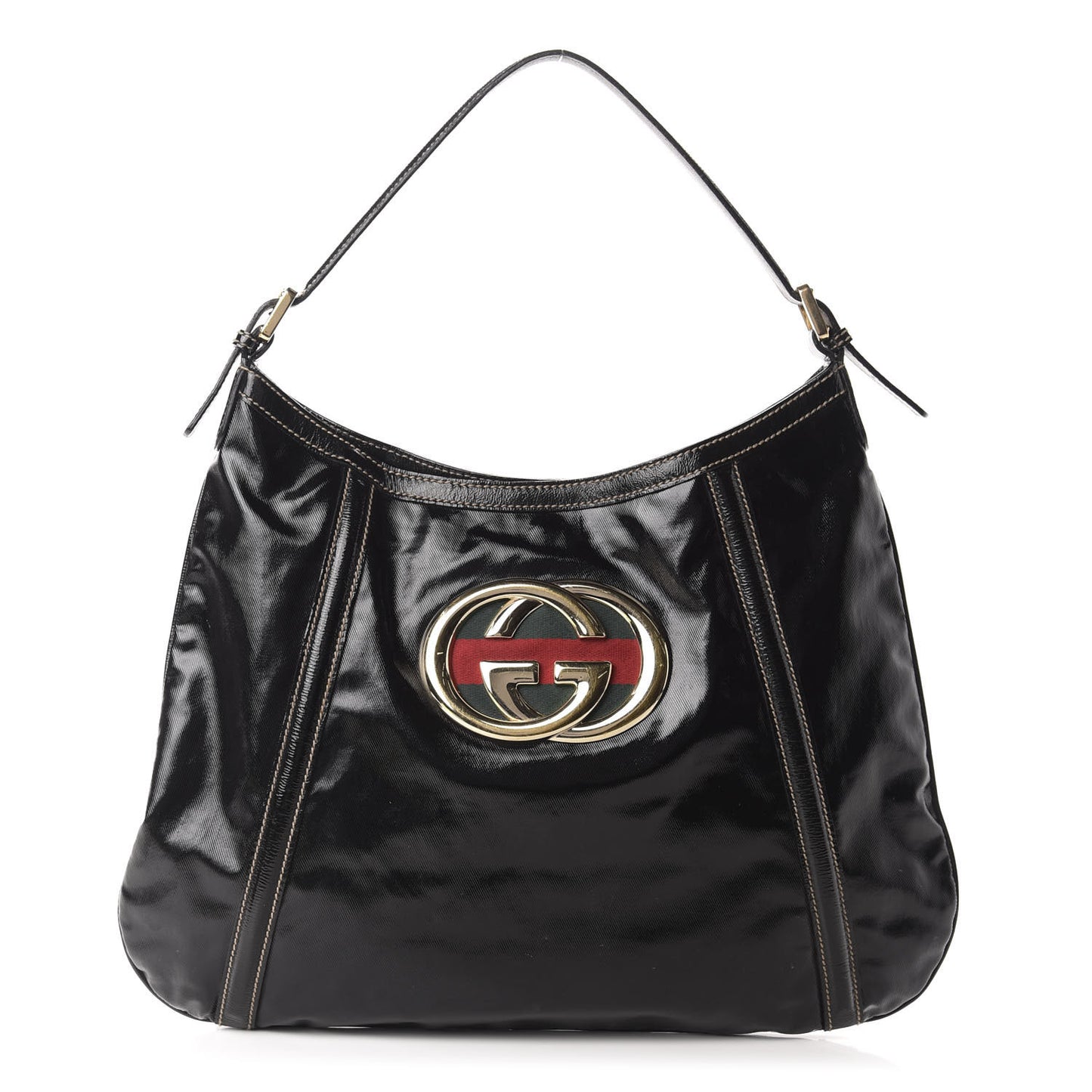 Dialux Medium Britt Shoulder Bag Black