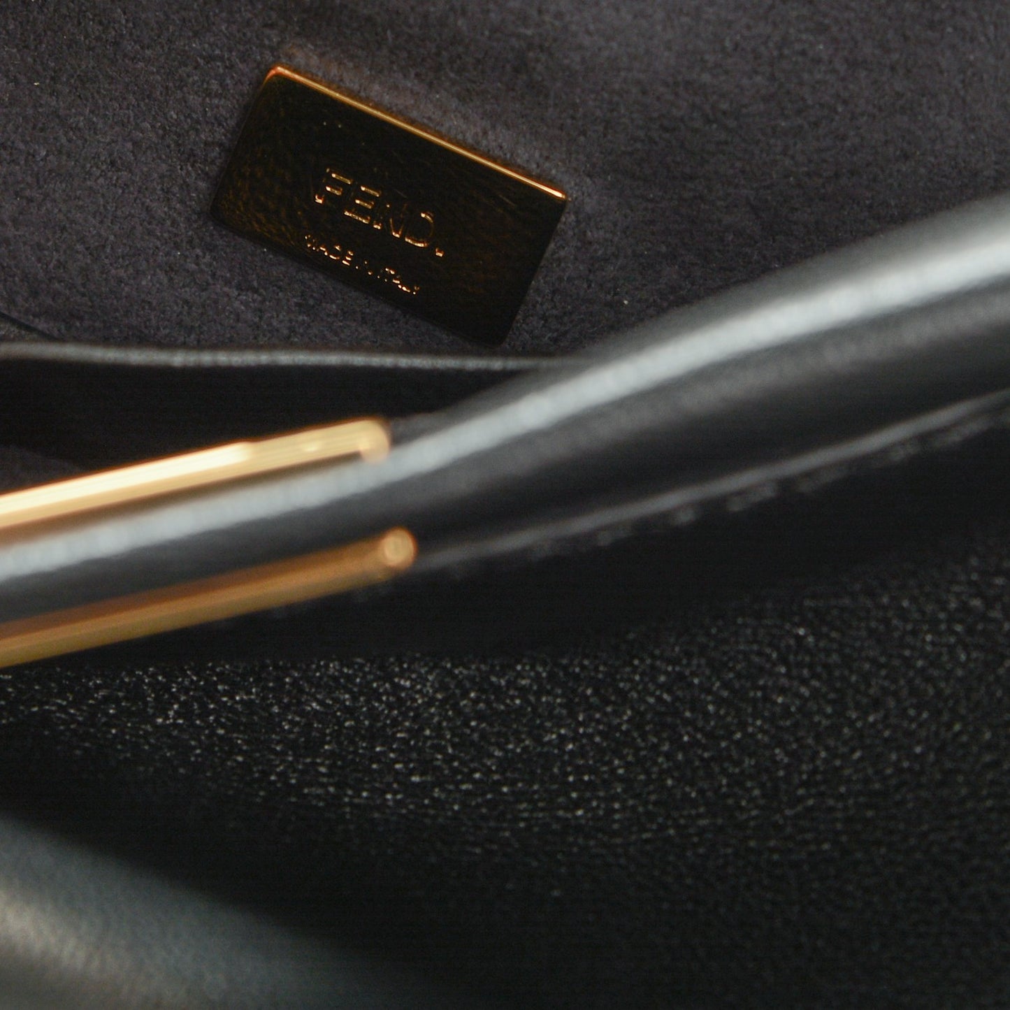 Nappa Micro Peekaboo Iconic Satchel Black