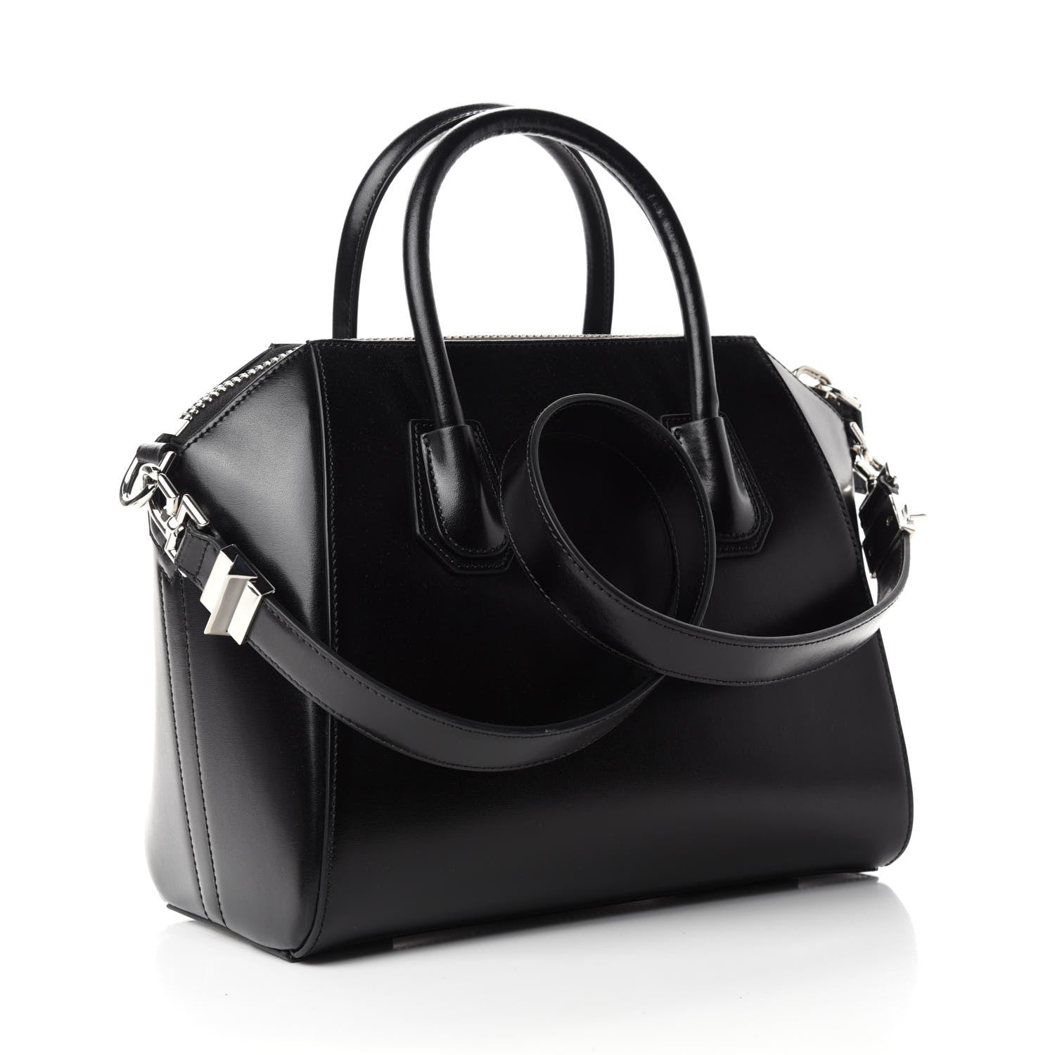 Givenchy Shiny Lord Calfskin Small Antigona Black 3 of 10