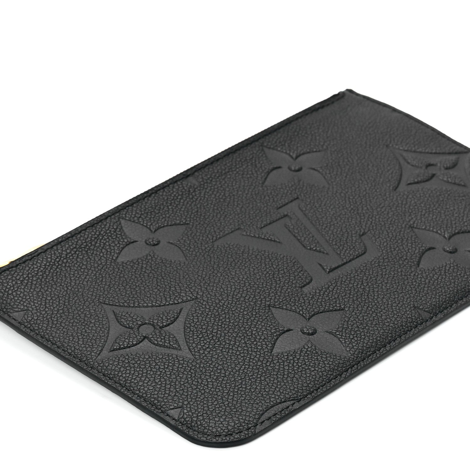 Louis Vuitton Empreinte Monogram Giant Neverfull MM Pochette Black 8 of 9