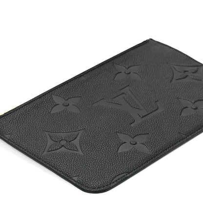 Louis Vuitton Empreinte Monogram Giant Neverfull MM Pochette Black 8 of 9