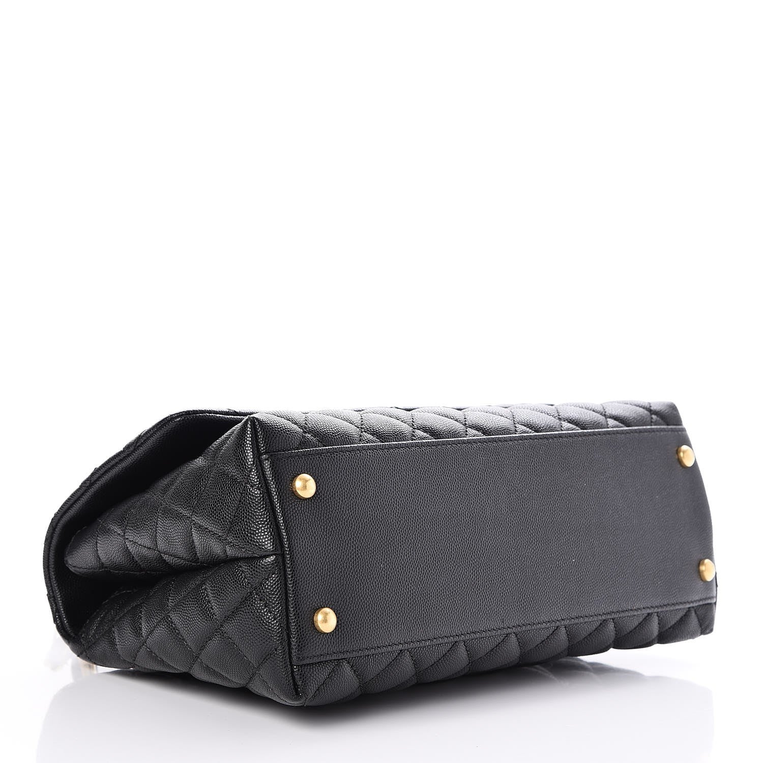 Chanel Caviar Quilted Small Coco Handle Flap Black 5 of 9
