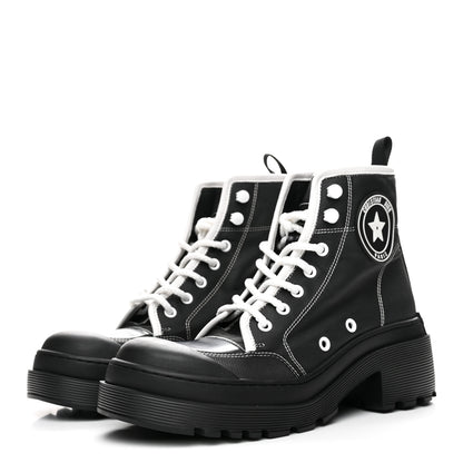 Christian Dior Technical Fabric D-Rise 35mm Boots 38 Black 4 of 9