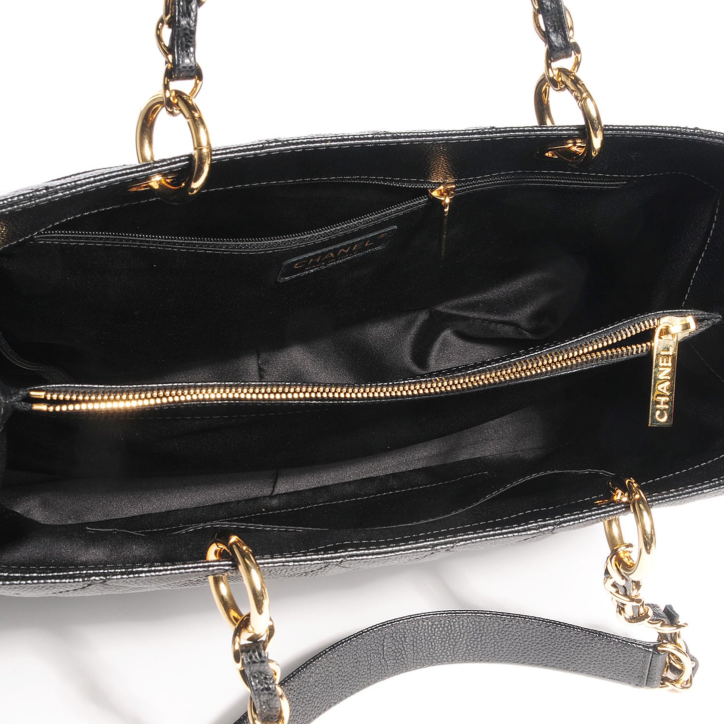 Caviar Grand Shopping Tote GST Black