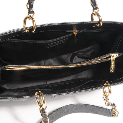 Chanel Caviar Grand Shopping Tote GST Black 9 of 9
