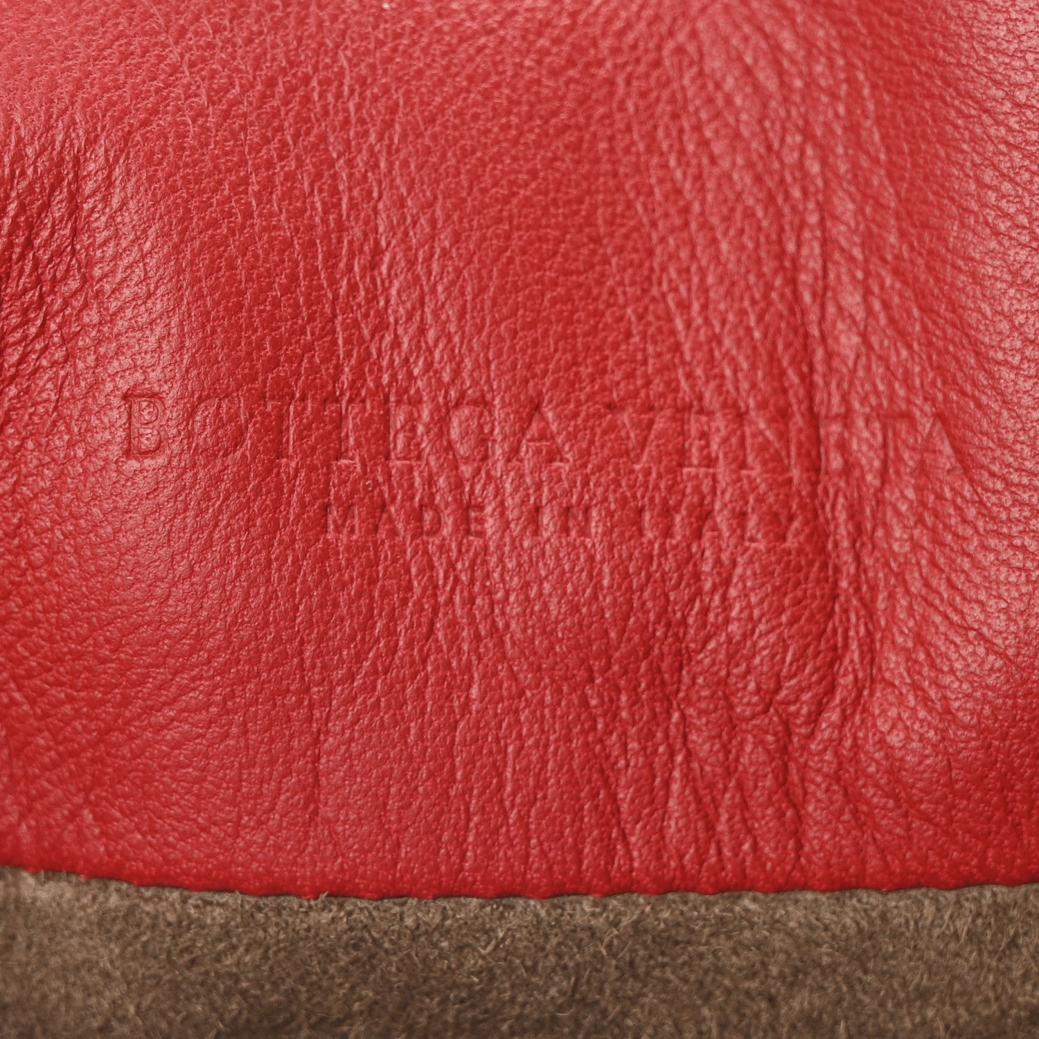 Bottega Veneta Nappa Intrecciato Drawstring Bucket Bag Red 6 of 9