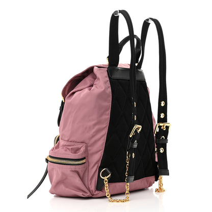 Burberry Nylon Medium Rucksack Backpack Mauve Pink 3 of 15
